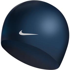 Шапочка для плавания Nike Solid, темно-синий цв.
