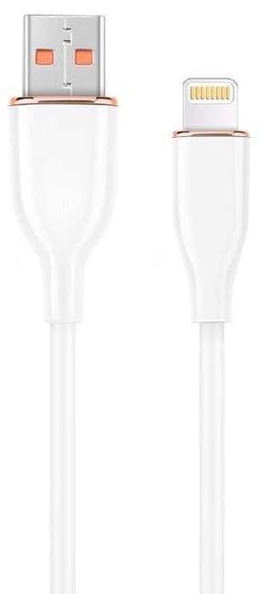 Провод Gembird Premium silicon USB Type-A Male, Lightning Male, 1.5 м, белый цв.