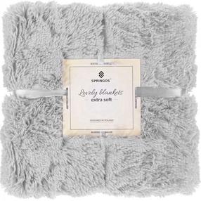 Pledas Springos Lovely Blankets Extra Soft, šviesiai pilka sp., 220 cm x 240 cm
