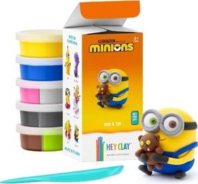 Plastilino rinkinys Hey Clay Minions Bob &Tim, įvairių spalvų