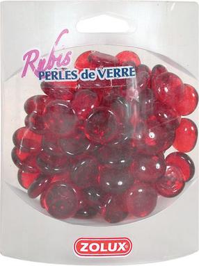 Stikla oļi Zolux Rubis, 0.472 kg, sarkana krās.