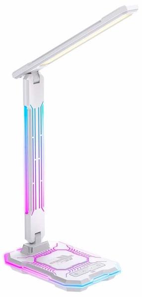 Galda stāvlampas CristalRecord Gamer, LED, 10W, balta krās./balta krās.