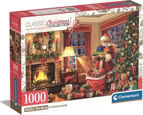 Пазл Clementoni Christmas Collection, 50 см x 70 см, 1000 шт., многоцветный