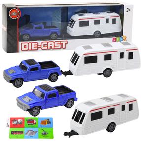  Mängumaastur haagisega Lean Toys, sinine v./valge v.