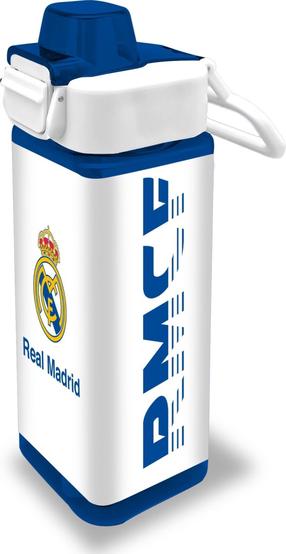 Bērnu pudelīte Kids Euroswan Real Madrid, 500 ml, 3. g., 7 cm, polipropilēns (pp), zila krās./balta krās.