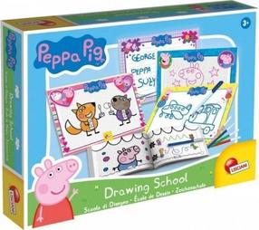Braižymo reikmenų rinkinys Lisciani Peppa Pig Drawing School, įvairių spalvų