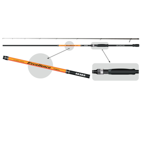 Spinings Akara EXCELLENCE TX-20, 270 cm, 211 g, melna krās./oranža krās.
