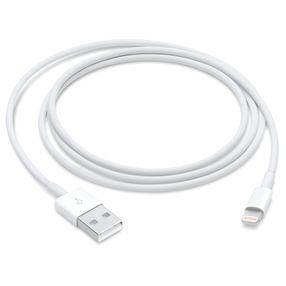 Kabelis Apple MUQW3ZM/A, Lightning, 100 cm, balta krās.