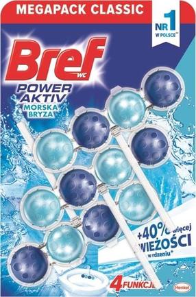 WC valiklis - gaiviklis Bref Active Ocean, 0.05 l, 3 vnt.