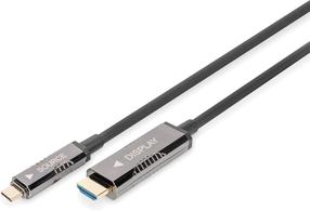 Kabelis Digitus USB-C - HDMI AOC AK-330150-200-S USB-C, HDMI, 20 m, juoda sp.