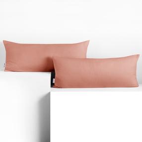 Spilvenu pārvalks Restilo Amber, oranža krās., 120 cm x 40 cm, 2 gab.