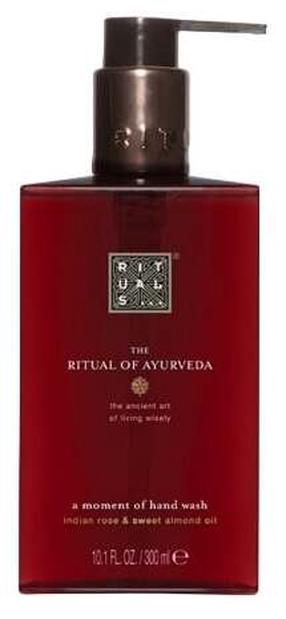 Skystas muilas su glicerinu Rituals The Ritual of Ayurveda, indijos rožių/saldžiųjų migdolų aliejus, 300 ml