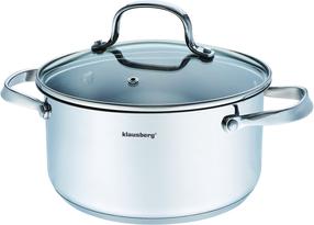 Puodas Klausberg KB-7213, Ø20 cm, 3.5 l, sidabro sp.