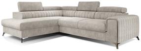 Kampinė sofa Laurence Dora 21, šviesiai ruda sp., kairinė, 205 x 278 cm x 92 cm