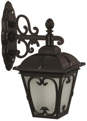 Sieninis lauko šviestuvas Opviq BAP-68181-BSY-M2, 60W, E27, IP65, juoda sp., 28 cm x 47 cm