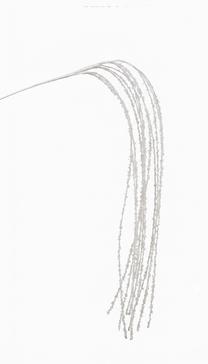 Dirbtinė šakelė Christmas Touch Glitter, balta sp., 108 cm