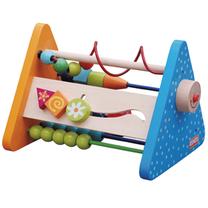Lavinimo žaislas Jumini Wooden Caterpillar, 27 cm, įvairių spalvų