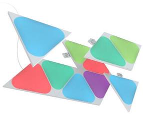 Šviestuvas sieninis Nanoleaf Shapes Mini, LED, 1200 - 6500 °K, 10 x 42 W, balta sp. / įvairių spalvų