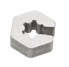 Mutter Fulcrum T-20, metall, hõbe v.