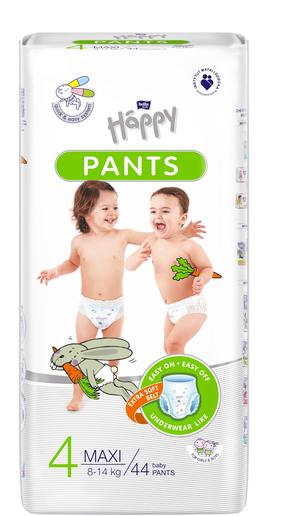 Püksmähkmed Happy Pants Maxi, 4 suurus, 8 - 14 kg, 44 tk