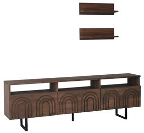 Комплект мебели для гостиной Kalune Design Helen, комнатные, ореховый цв.