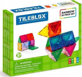 Magnetkonstruktor Magformers Tileblox Vikerkaar 1030002, 20 tk