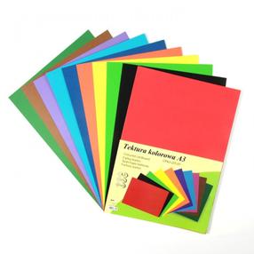 Цветной картон Penword, A3, 225 g/m², многоцветный, 42 см x 29.7 см, 20 стр. шт.