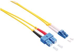 Kabelis Logilink FP0LS02 LC, SC Duplex, 2 m, geltona sp.