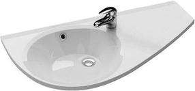 Vonios praustuvas Ravak Avocado Sink, keramika, 85 cm x 45 cm, balta sp.