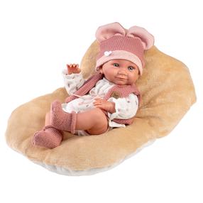 Lelle - jaundzimušais ar aksesuāriem Llorens Nica 73816, 40 cm, brūna krās.