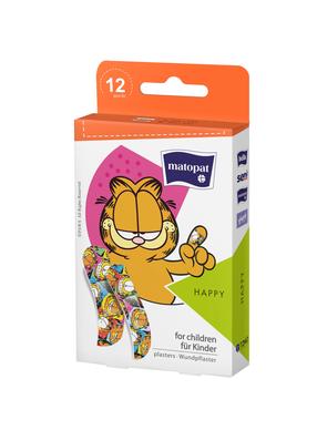 Plaaster Matopat Happy, 7.6 cm x 2.5 cm, 12 tk