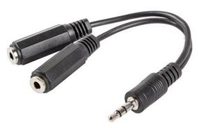 Adapteris Lanberg Mini Jack x2 / Mini Jack MiniJack, Mini Jack female x 2, 0.1 m, melna krās.