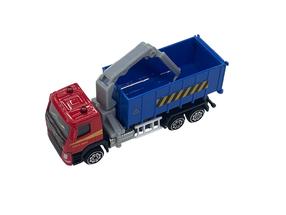 Rotaļu ceļamkrāns MSZ City Truck Volvo, 1:72, zila krās./sarkana krās.