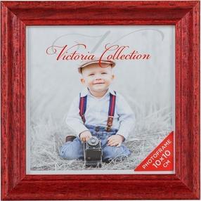 Фоторамка Victoria Collection Memory, 10 см x 10 см, красный цв.