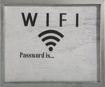Sienos dekoracija Wifi, 40 cm x 30 cm