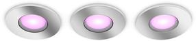 Nutivalgustus süvistatav Philips Hue Xamento, GU10, 2000 - 6500 °K, 3 x 5.7 W, kroom v. / kroom v.