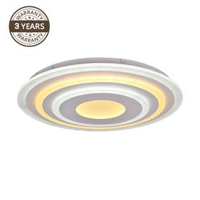 Valgusti plafoon Domoletti Dora MX758129-500, LED, 3000 - 6000 °K, 1 x 85 W, valge v. / valge v.
