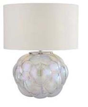 Настольные лампы Searchlight Bubbles, E27, 60Вт, белый цв./белый цв.