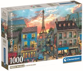Dėlionė Clementoni Himeji Streets Of Paris 39983, 50 cm x 70 cm, 1000 vnt., įvairių spalvų