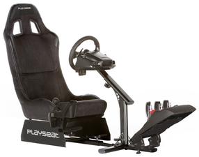 Игровой стул Playseat Evolution Alcantara, черный цв./серый цв.
