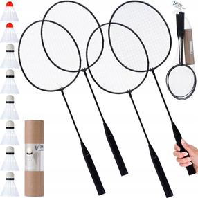 Badmintono rinkinys Vilde 489284, 12 vnt.