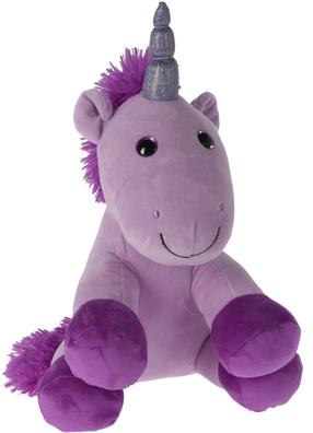 Mīkstā rotaļlieta vienradzis Unicorn P11100220, zila krās./violeta krās./(krāsa/dizains tiek izvēlēts nejauši), 30 cm
