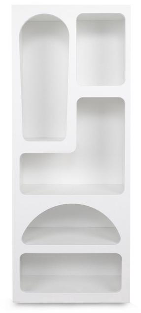 Pastatoma lentyna Kalune Design Venus 125GLN1221, balta sp., 150 cm x 30 cm x 60 cm