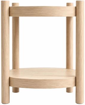 Kafijas galdiņš Akord Furniture Factory Terra, brūna krās., 44.5 cm x 44.5 cm x 48 cm