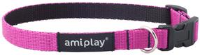 Antkaklis šunims Amiplay Twist, rožinė sp., 350 - 500 mm x 20 mm, 35-50