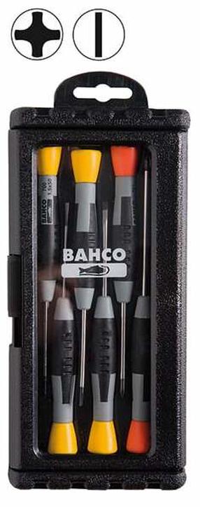 Täppiskruvikeerajate komplekt Bahco, risti/lame, 6 tk