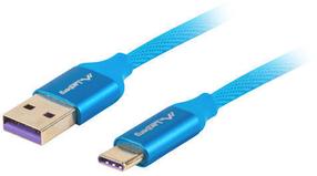 Провод Lanberg USB To USB Type-C USB, USB Type-C, 0.5 м, синий цв.