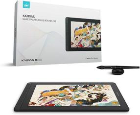 Graafikatahvel Huion Kamvas 16 (2021) GS1562, 423.52 mm x 253 mm x 12 mm, must v.