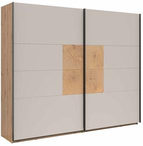 Шкаф Sindara, дубовый цв./кашемир цв., 63.7 см x 270 см x 225.5 см