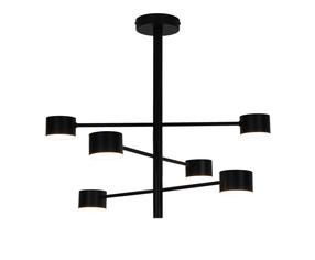 Šviestuvas kabinamas Domoletti Luca P19070-6CL, LED, 3000 °K, 6 x 4 W, juoda sp. / juoda sp.